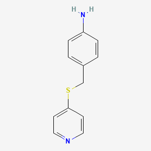 Benzenamine, 4-[(4-pyridinylthio)methyl]-