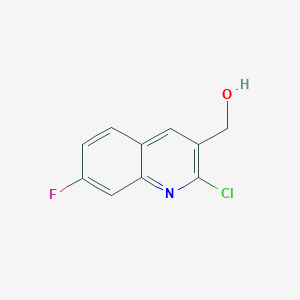 molecular formula C10H7ClFNO B3045050 2-Chloro-7-fluoroquinoline-3-methanol CAS No. 1017429-31-0