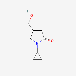 1-Cyclopropyl-4-(hydroxymethyl)pyrrolidin-2-one