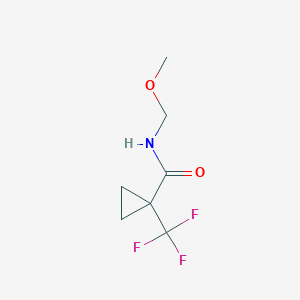 N-(methoxymethyl)-1-(trifluoromethyl)cyclopropane-1-carboxamide