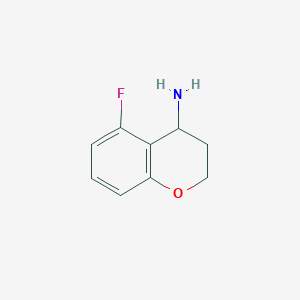 molecular formula C9H10FNO B3045098 5-Fluorochroman-4-amine CAS No. 1018978-82-9