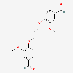 4-[3-(4-Formyl-2-methoxyphenoxy)propoxy]-3-methoxybenzaldehyde