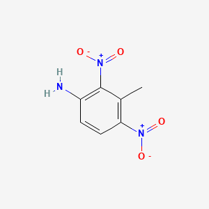 molecular formula C7H7N3O4 B3045118 3-methyl-2,4-dinitroaniline CAS No. 10202-92-3