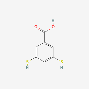 molecular formula C7H6O2S2 B3045136 Benzoic acid, 3,5-dimercapto- CAS No. 102117-39-5