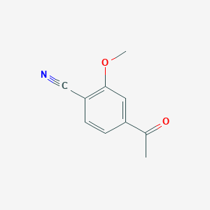 B3045155 4-Acetyl-2-methoxybenzonitrile CAS No. 102362-02-7