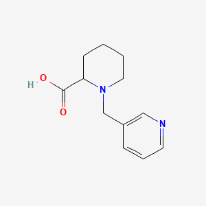 molecular formula C12H16N2O2 B3045163 1-(pyridin-3-ylmethyl)piperidine-2-carboxylic Acid CAS No. 1025019-22-0