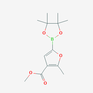Methyl 2-methyl-5-(4,4,5,5-tetramethyl-1,3,2-dioxaborolan-2-YL)furan-3-carboxylate