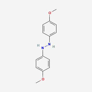 molecular formula C14H16N2O2 B3045179 1,2-Bis(4-methoxyphenyl)hydrazine CAS No. 1027-40-3