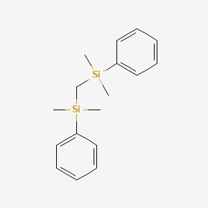 molecular formula C17H24Si2 B3045180 Methylenebis[dimethyl(phenyl)silane] CAS No. 1027-86-7
