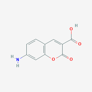 molecular formula C10H7NO4 B3045198 7-amino-2-oxo-2H-chromene-3-carboxylic acid CAS No. 103030-07-5