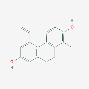 molecular formula C17H16O2 B030452 Effusol CAS No. 73166-28-6