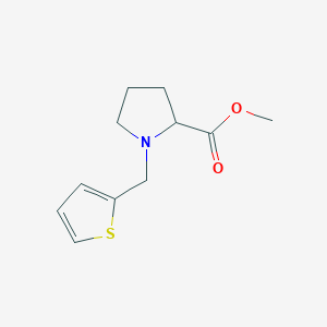 Methyl 1-(thiophen-2-ylmethyl)pyrrolidine-2-carboxylate