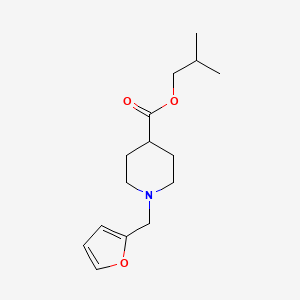Isobutyl 1-(2-furylmethyl)piperidine-4-carboxylate