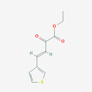 (E)-Ethyl 2-oxo-4-(thiophen-3-YL)but-3-enoate