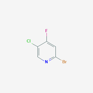 molecular formula C5H2BrClFN B3045224 2-Bromo-5-chloro-4-fluoropyridine CAS No. 1033203-45-0