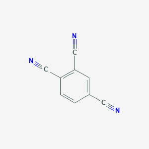 molecular formula C9H3N3 B3045235 1,2,4-Benzenetricarbonitrile CAS No. 10347-14-5