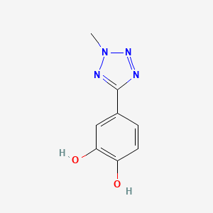 4-(2-methyl-2H-tetrazol-5-yl)benzene-1,2-diol