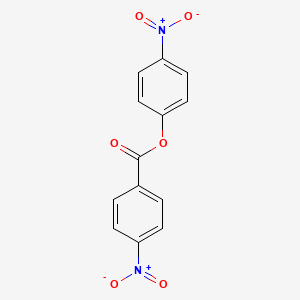 molecular formula C13H8N2O6 B3045249 4-Nitrophenyl 4-nitrobenzoate CAS No. 1037-31-6