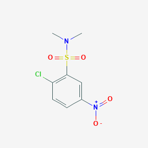molecular formula C8H9ClN2O4S B3045252 2-chloro-N,N-dimethyl-5-nitrobenzene-1-sulfonamide CAS No. 10372-90-4