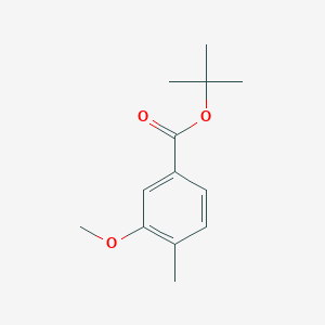 molecular formula C13H18O3 B3045292 tert-Butyl 3-methoxy-4-methylbenzoate CAS No. 104436-90-0