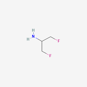 molecular formula C3H7F2N B3045294 1,3-Difluoropropan-2-amine CAS No. 104468-16-8