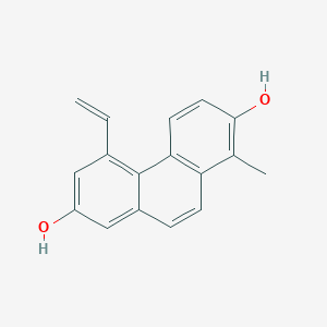 molecular formula C17H14O2 B030453 脱氢艾芙索醇 CAS No. 137319-34-7