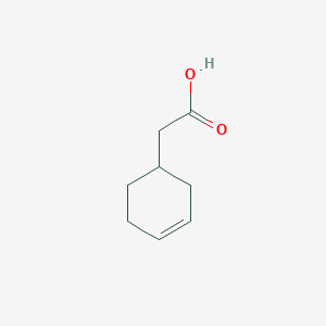 molecular formula C8H12O2 B3045306 3-Cyclohexene-1-acetic acid CAS No. 10468-32-3