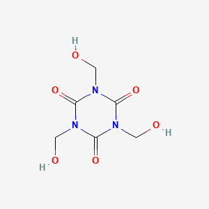 molecular formula C6H9N3O6 B3045307 1,3,5-Tris(hydroxymethyl)-1,3,5-triazinane-2,4,6-trione CAS No. 10471-40-6