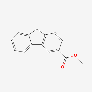 molecular formula C15H12O2 B3045314 Methyl 9H-fluorene-3-carboxylate CAS No. 104820-82-8