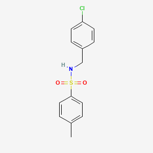 molecular formula C14H14ClNO2S B3045327 N-(4-chlorobenzyl)-4-methylbenzenesulfonamide CAS No. 10504-98-0