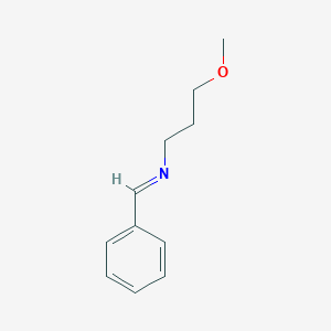 molecular formula C11H15NO B3045355 (3-METHOXYPROPYL)(PHENYLMETHYLIDENE)AMINE CAS No. 105427-51-8