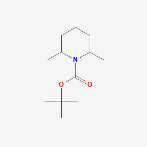 molecular formula C12H23NO2 B3045368 tert-Butyl 2,6-dimethylpiperidine-1-carboxylate CAS No. 105678-29-3