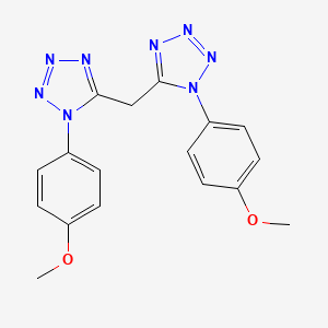 1H-Tetrazole, 5,5'-methylenebis[1-(4-methoxyphenyl)-