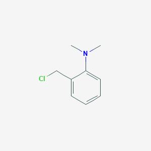 molecular formula C9H12ClN B3045426 2-(chloromethyl)-N,N-dimethylaniline CAS No. 106771-59-9