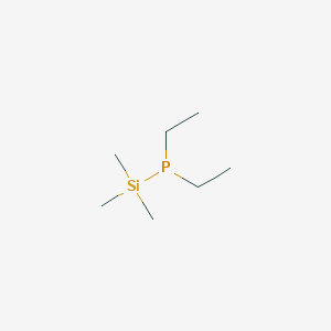 molecular formula C7H19PSi B3045427 Phosphine, diethyl(trimethylsilyl)- CAS No. 1068-75-3