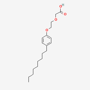 molecular formula C19H30O4 B3045428 2-(2-(4-nonylphenoxy)ethoxy)acetic Acid CAS No. 106807-78-7
