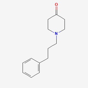 molecular formula C14H19NO B3045439 1-(3-phenylpropyl)piperidin-4-one CAS No. 107100-64-1