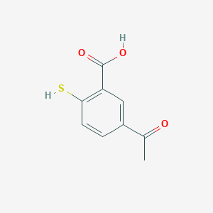 5-Acetyl-2-mercaptobenzoic acid