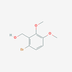 molecular formula C9H11BrO3 B3045443 (6-Bromo-2,3-dimethoxyphenyl)methanol CAS No. 107290-27-7