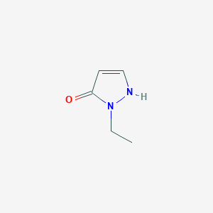 molecular formula C5H8N2O B3045444 1-ethyl-1H-pyrazol-5-ol CAS No. 107296-34-4