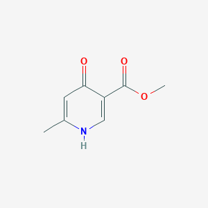 molecular formula C8H9NO3 B3045447 Methyl 4-hydroxy-6-methylnicotinate CAS No. 1073160-07-2