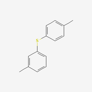 molecular formula C14H14S B3045458 Benzene, 1-methyl-3-[(4-methylphenyl)thio]- CAS No. 107770-92-3