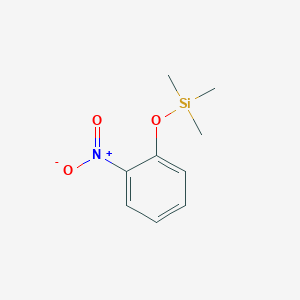 molecular formula C9H13NO3Si B3045461 Silane, trimethyl(2-nitrophenoxy)- CAS No. 1079-56-7