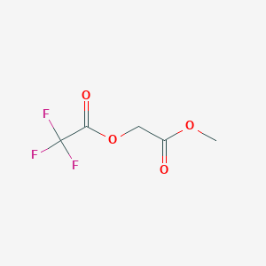Acetic acid, trifluoro-, 2-methoxy-2-oxoethyl ester