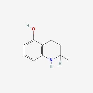 molecular formula C10H13NO B3045509 2-Methyl-1,2,3,4-tetrahydroquinolin-5-ol CAS No. 108825-11-2