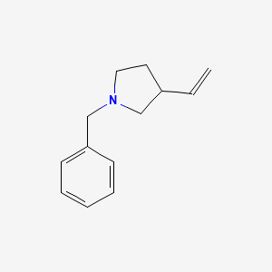 molecular formula C13H17N B3045515 1-Benzyl-3-ethenylpyrrolidine CAS No. 109105-82-0