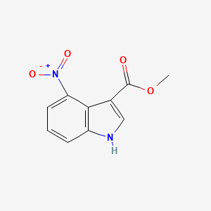molecular formula C10H8N2O4 B3045517 Methyl 4-nitro-1h-indole-3-carboxylate CAS No. 109175-08-8