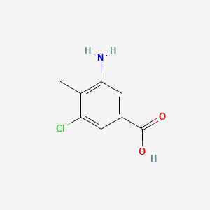3-Amino-5-chloro-4-methylbenzoic acid
