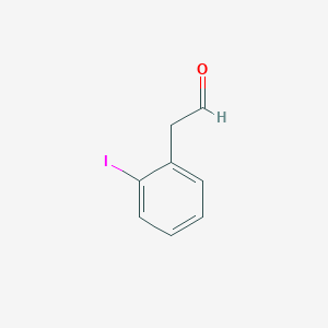 molecular formula C8H7IO B3045526 2-(2-Iodophenyl)acetaldehyde CAS No. 109347-41-3