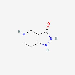 molecular formula C6H9N3O B3045530 4,5,6,7-tetrahydro-2H-pyrazolo[4,3-c]pyridin-3-ol CAS No. 1093759-88-6